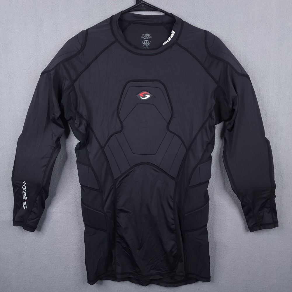 Storelli BodyShield Goalkeeper Jersey Mens Large Black Padded Soccer Compression